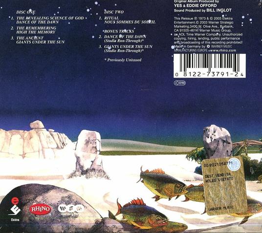 Tales from Topographic Oceans (Remastered + 2 Bonus Tracks) - CD Audio di Yes - 2
