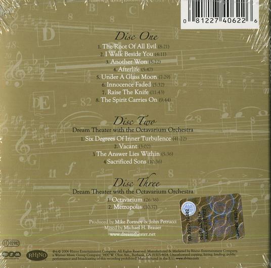 Score. 20th Anniversary World Tour - CD Audio di Dream Theater - 2