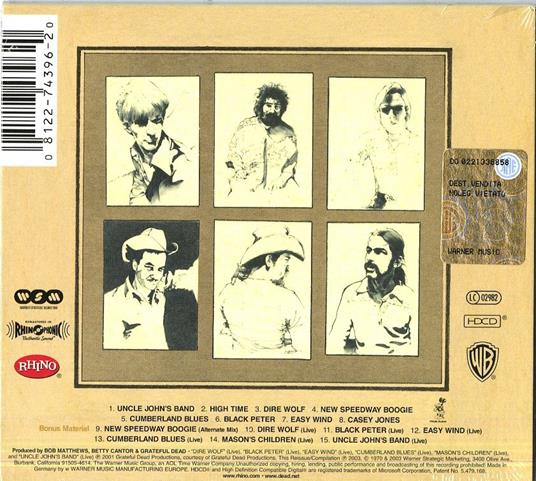 Workingman's Dead (Expanded & Remastered) - CD Audio di Grateful Dead - 2