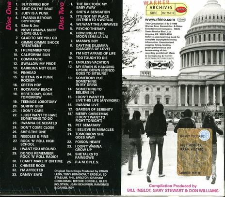 Hey Ho Let's Go: Ramones Anthology - CD Audio di Ramones - 2