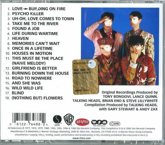 The Best of Talking Heads - CD Audio di Talking Heads - 2
