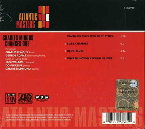 Changes One - CD Audio di Charles Mingus - 2