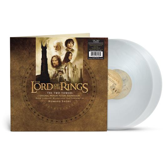 The Lord of the Rings. The Two Towers (Colonna Sonora) (Esclusiva Feltrinelli e IBS.it - 2 LP Palantir Clear) - Vinile LP di Howard Shore
