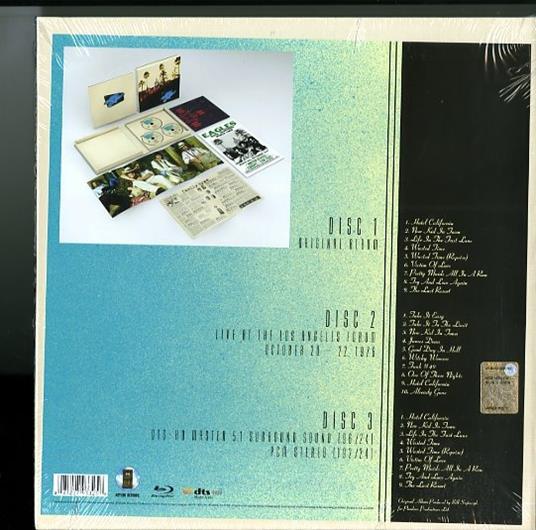 Hotel California (40th Anniversary Deluxe Edition) - CD Audio + Blu-Ray Audio di Eagles - 2
