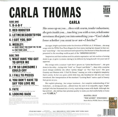 Carla - Vinile LP di Carla Thomas - 2