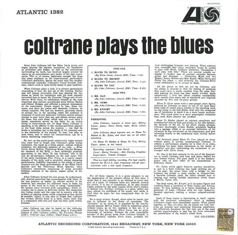 Coltrane Plays the Blues (Mono Remastered) - Vinile LP di John Coltrane - 2