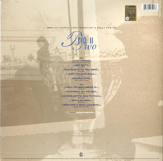 Trio II - Vinile LP di Emmylou Harris,Dolly Parton,Linda Ronstadt - 2