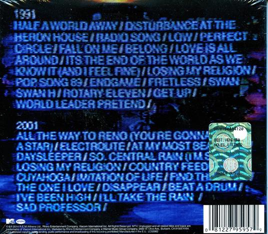 Unplugged. The Complete 1991 & 2001 Sessions - CD Audio di REM - 2