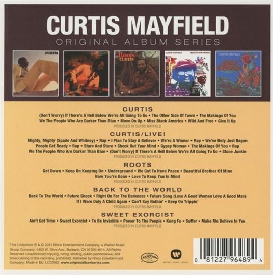 Original Album Series - CD Audio di Curtis Mayfield - 2