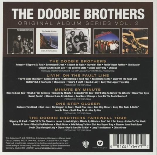 Original Album Series vol.2 - CD Audio di Doobie Brothers - 2