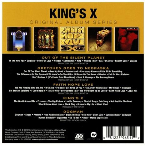 Original Album Series - CD Audio di King's X - 2