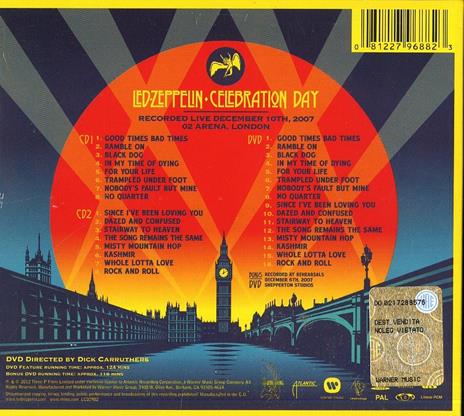 Celebration Day (Digipack Deluxe Edition) - CD Audio + DVD di Led Zeppelin - 2