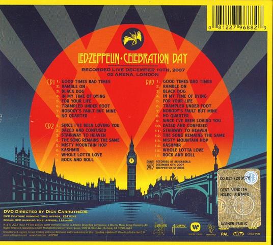 Celebration Day (Digipack Deluxe Edition) - CD Audio + DVD di Led Zeppelin - 2