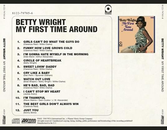 My First Time Around (Japan Atlantic) - CD Audio di Betty Wright - 2