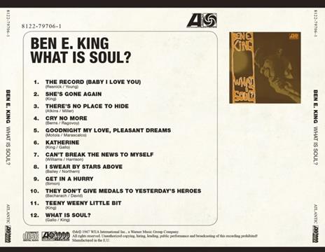 What Is Soul? (Japan Atlantic) - CD Audio di Ben E. King - 2