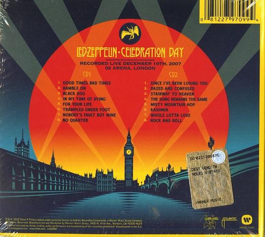 Celebration Day - CD Audio di Led Zeppelin - 2