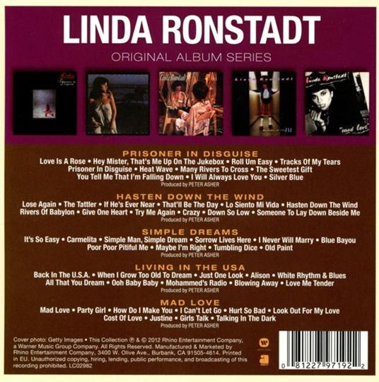 Original Album Series - CD Audio di Linda Ronstadt - 2