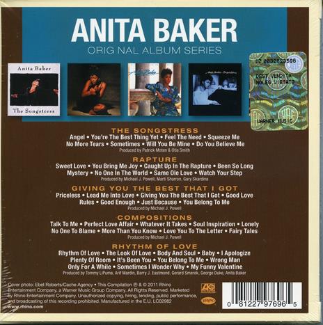 Original Album Series - CD Audio di Anita Baker - 2
