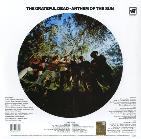 Anthem of the Sun - Vinile LP di Grateful Dead - 2