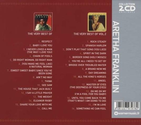 Very Best of vols. 1 & 2 - CD Audio di Aretha Franklin - 2