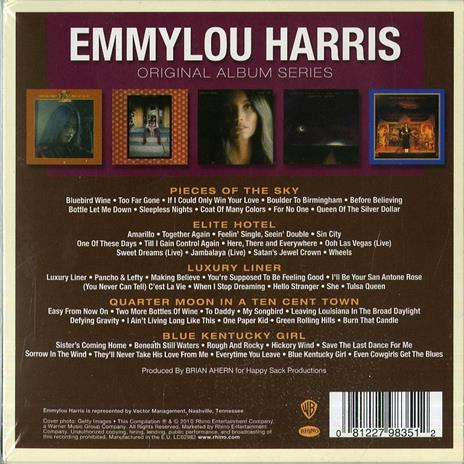Original Album Series - CD Audio di Emmylou Harris - 2