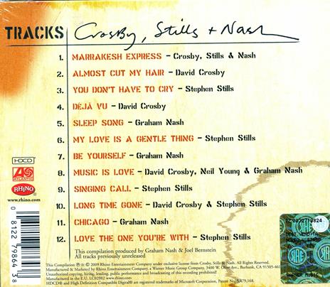 Demos - CD Audio di Crosby Stills & Nash - 2