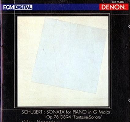 Piano Sonata in G Major Op 78 D894 - CD Audio di Franz Schubert