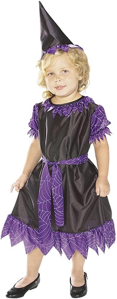 Rubies: Witches - Costume Strega Viola Bambino (Vestito, Cintura E Cappello Tg. T)