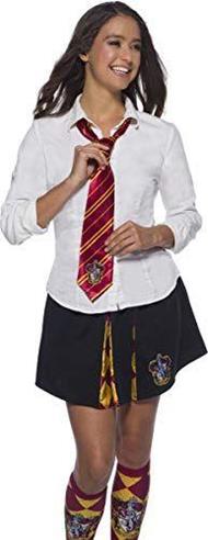 Rubie's Cravatta ufficiale Harry Potter Grifondoro Deluxe, accessorio per costume per adulti e bambini, taglia unica 6 anni