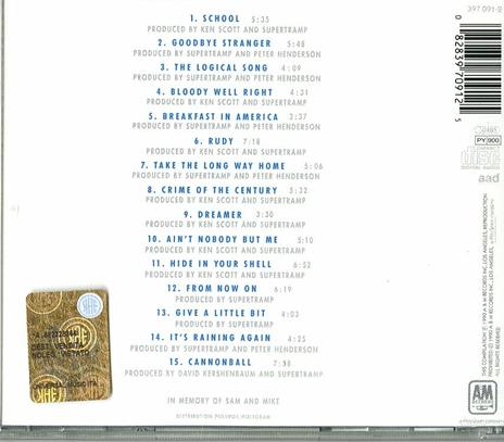 The Very Best vol.1 (Remastered) - CD Audio di Supertramp - 2