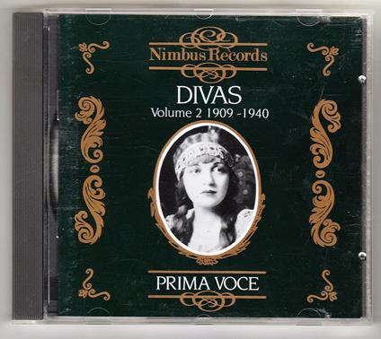 Divas: Volume 2 1909 - 1940: Galli Curci, Farrar, Ivogun, Etc. (Prima Voce) - CD - CD Audio