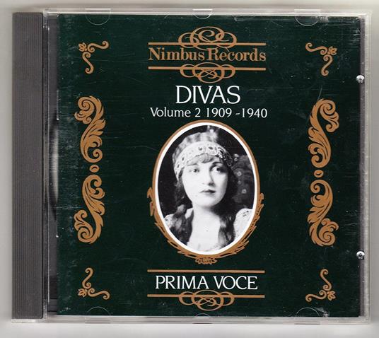 Divas: Volume 2 1909 - 1940: Galli Curci, Farrar, Ivogun, Etc. (Prima Voce) - CD - CD Audio