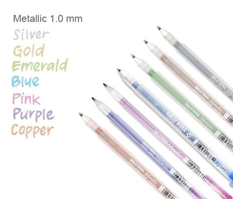 Penna Sakura Gelly Roll Gel 1.0 Mm Metallic Blu - 2