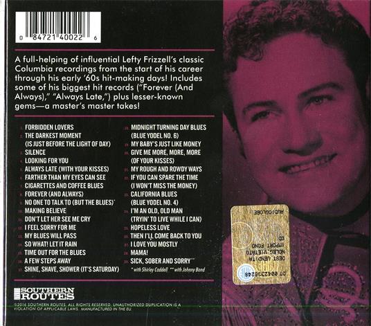 Time Out for the Blues - CD Audio di Lefty Frizzell - 2