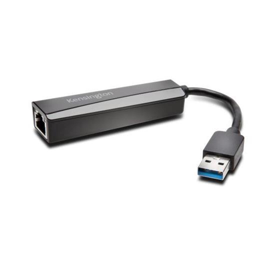 Kensington UA0000E Adattatore Ethernet USB 3.0 — Nero