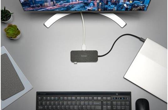 Kensington Docking Station SD1650P USB-C 4K singola, portatile, con alimentazione pass through 100 W - 5