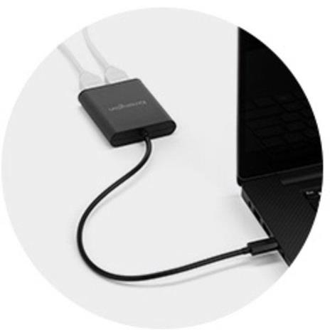 Kensington Adattatore video da USB-C a DisplayPort 1.2 doppio - 3