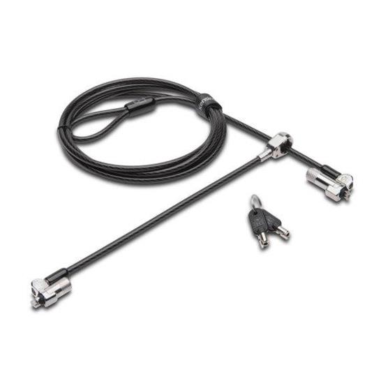 Kensington NanoSaver cavo di sicurezza Nero, Acciaio inossidabile