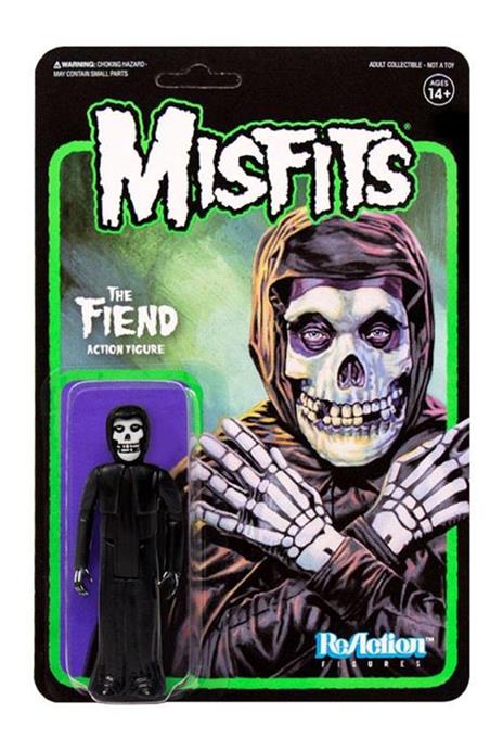 Funko Super 7 Reaction Misfits The Fiend Midnight Black Vintage Retro Figure - 4