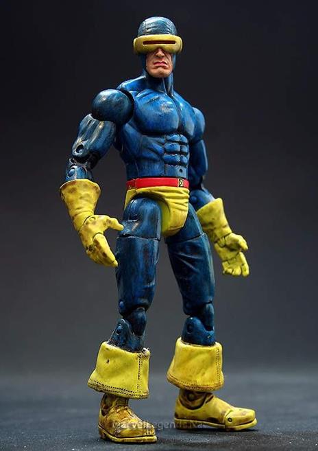 Toy Biz Marvel Legends 10 Action Figure Cyclops Normal New! Nuovo - 3