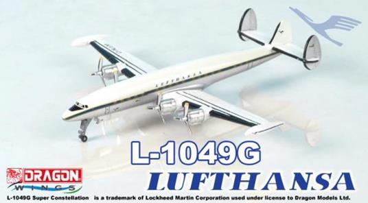 Lufthansa L-1049G Super Constellation Tin Box 1:400 Plastic Model Kit Ripdwi 55478 - 2
