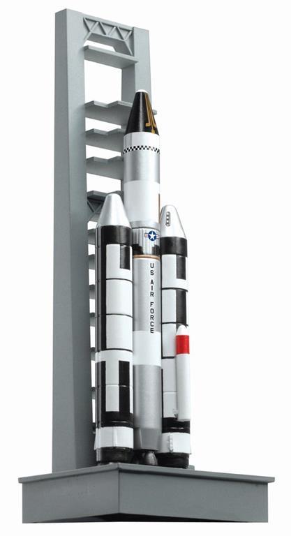 Nasa Titan Iiic With Launch Pad Razzo con Base di Lancio 1:400 Space Collection Dwi 56228