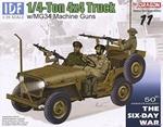Camionetta IDF 1/4 TON 4X4 TRUCK w/MG34 1/35. Dragon Models DR3609