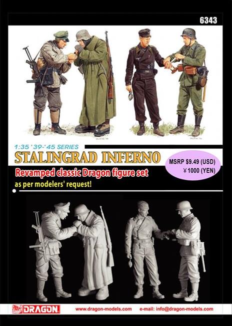 Stalingrad Inferno 1:35 Figure Plastic Kit D6343