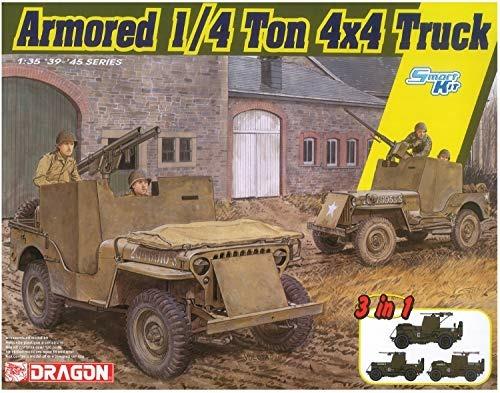 1/35 Armored 1/4-Ton 4x4 Truck W/.50-Cal Machine Gun