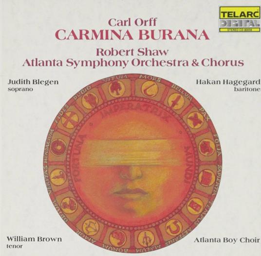 Carmina Burana - CD Audio di Carl Orff,Robert Shaw,Atlanta Symphony Orchestra