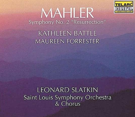 Sinfonia n.2 - CD Audio di Gustav Mahler,Leonard Slatkin,Kathleen Battle,Saint Louis Symphony Orchestra