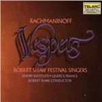 Vespri op.37 - CD Audio di Sergei Rachmaninov,Robert Shaw Festival Singers