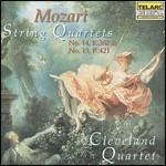 Quartetti per archi n.14, n.15 - CD Audio di Wolfgang Amadeus Mozart,Cleveland Quartet