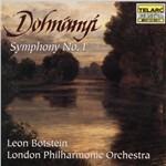 Sinfonia n.1 - CD Audio di London Philharmonic Orchestra,Leon Botstein,Erno Dohnanyi
